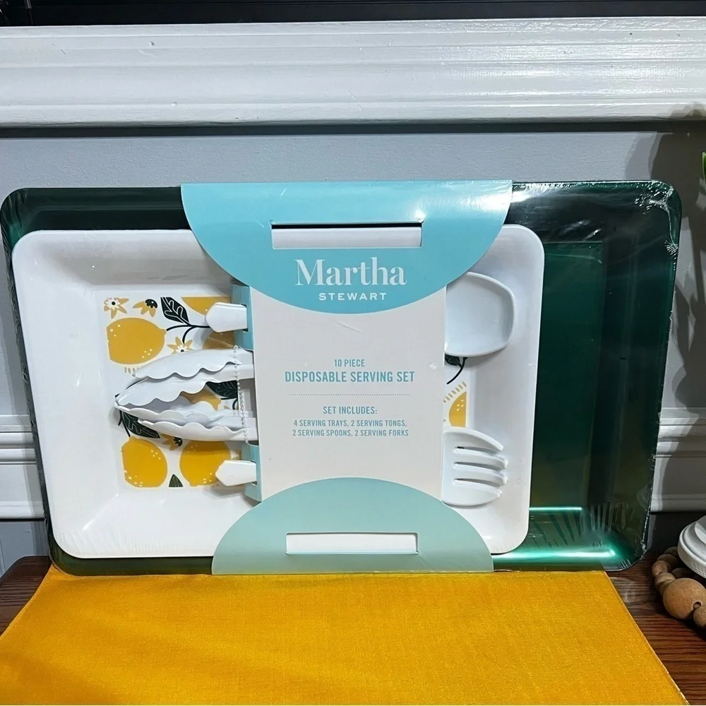 Nwt- Martha Stewart 10 piece Serving Set